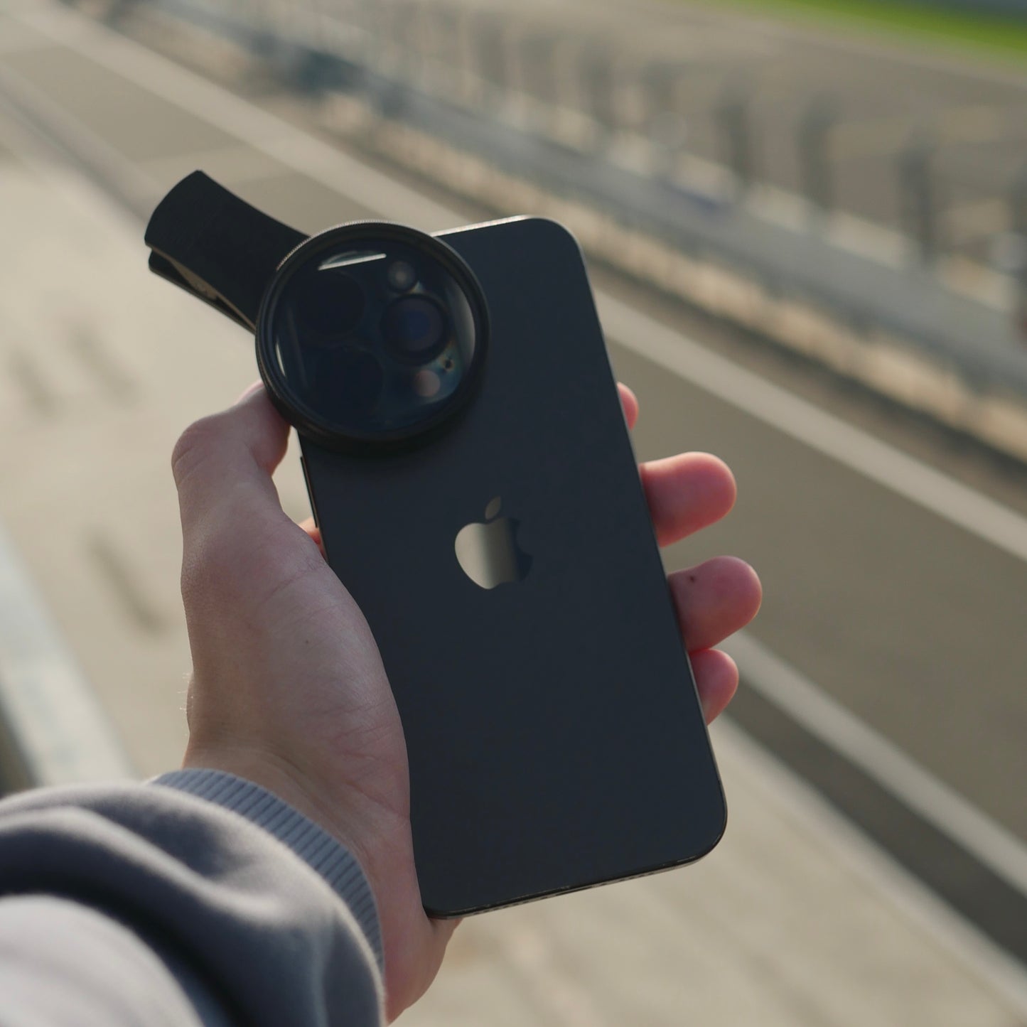 Phone Polarizing Clip-On Filter